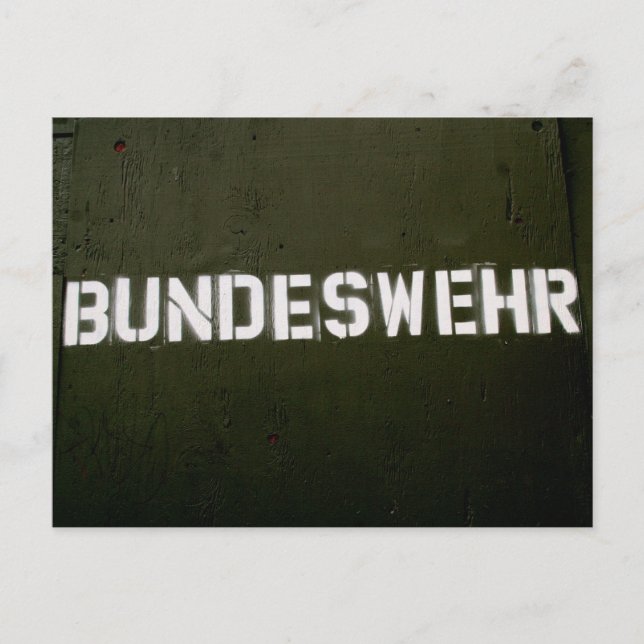 Carte Postale Bundeswehr (Devant)