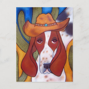 Carte postale Bungalowart.com Desert Hound