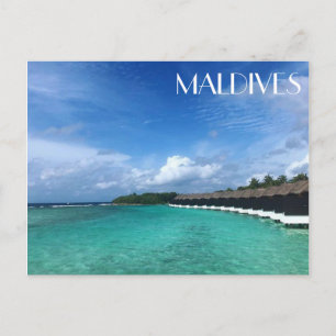 Carte Postale bungalows maldives