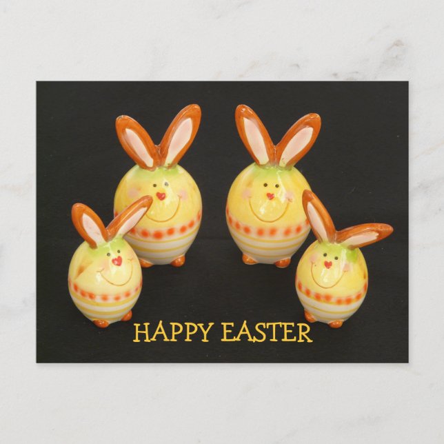 Carte postale Bunnies de Pâques (Devant)