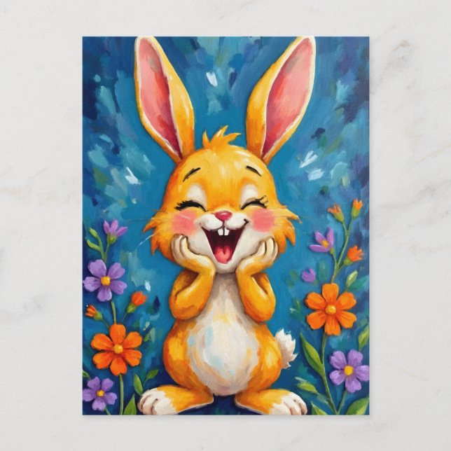 Carte Postale Bunny Bliss (Devant)