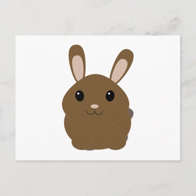 Carte Postale Bunny Brown (Devant)