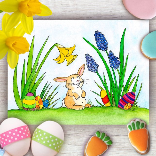 Carte postale Bunny de Pâques par Nicole Janes (Créateur téléchargé)
