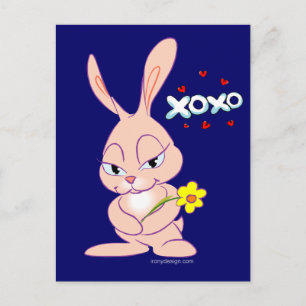 Carte Postale Bunny Love