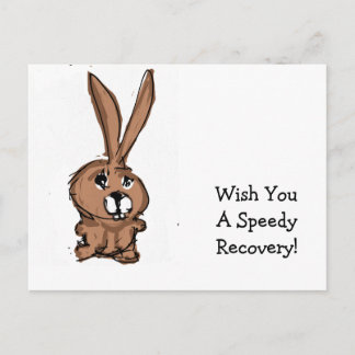 Carte Postale Bunny Recovery Card