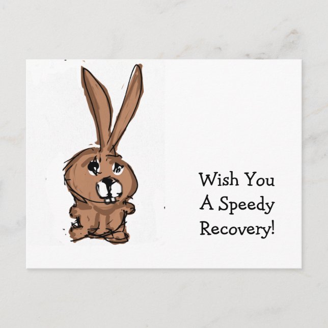 Carte Postale Bunny Recovery Card (Devant)