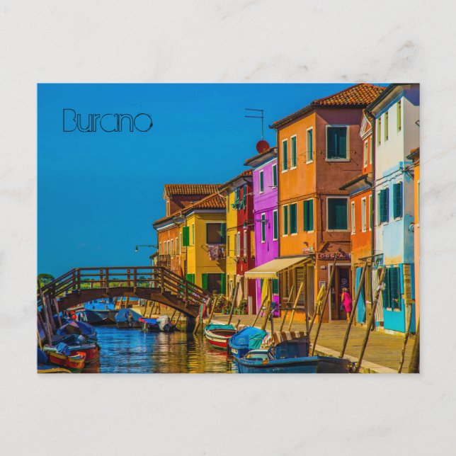 Carte postale Burano (Devant)