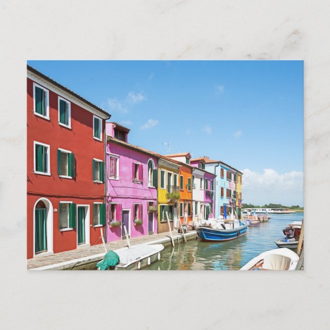Carte Postale Burano. #6. (Devant)