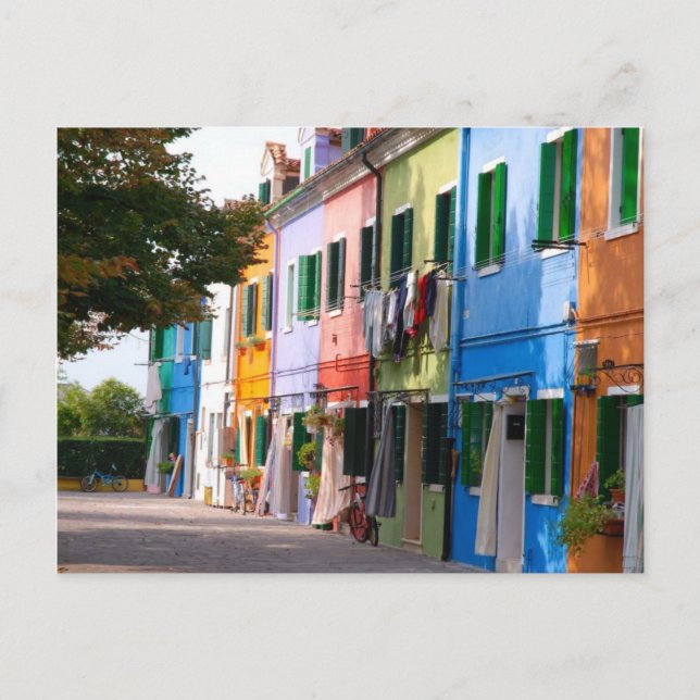 Carte Postale Burano-Venetia (Devant)