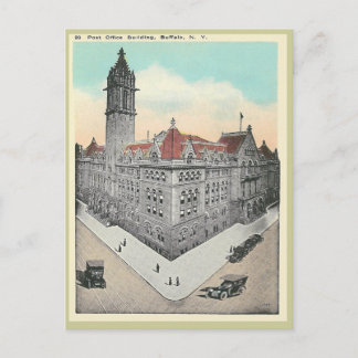 Carte Postale Bureau de poste vintage Buffalo, New York