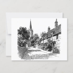 Carte Postale Burford Village Cotswolds