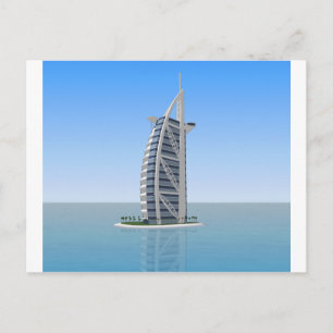 Carte Postale Burj Al Arab Hotel Dubai : Modèle 3D :