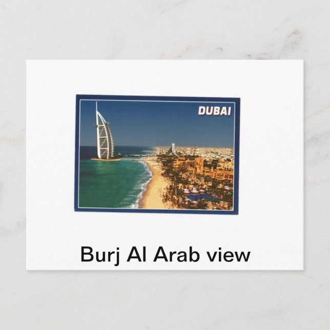 Carte Postale Burj Al Arab view (Devant)