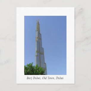 Carte Postale Burj Dubai, Vieille Ville, Dubaï