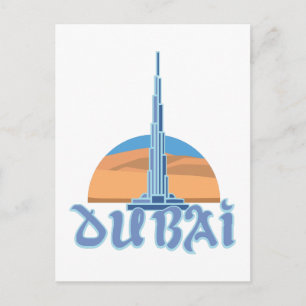 Carte Postale Burj Khalifa Dubaï