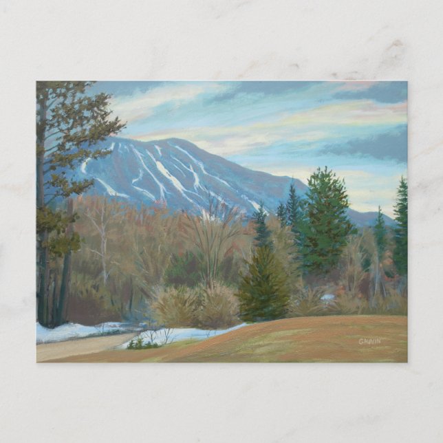 Carte Postale Burke Mountain dans East Burke Vermont (Devant)