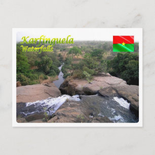 Carte Postale Burkina Faso - Cascades de Karfinguela -
