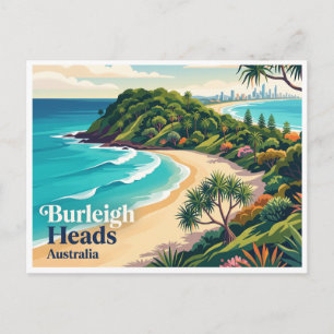 Carte Postale Burleigh Heads Gold Coast Australie
