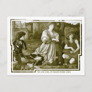 Carte Postale Burne-Jones La chanson d'amour CC0791 Pre-Raphaeli