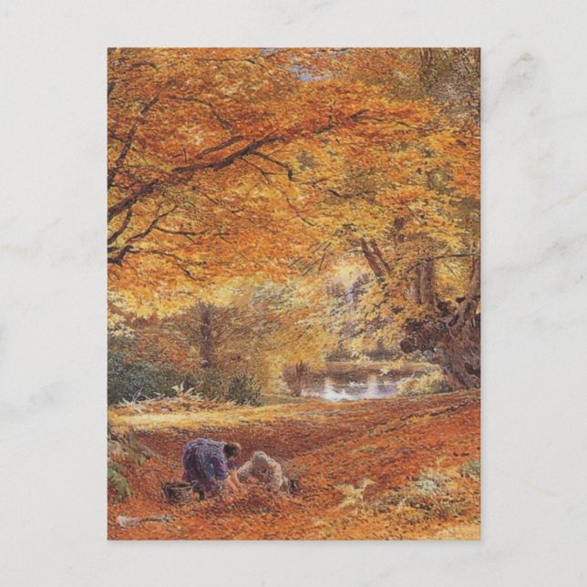 Carte Postale Burnham Beeches - Birket Foster (Devant)