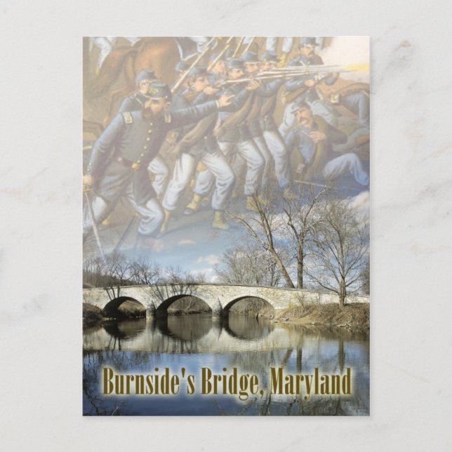 Carte Postale Burnside's Bridge, champ de bataille national Anti (Devant)