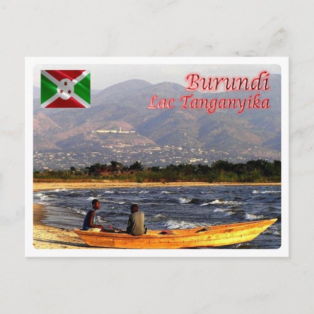Carte Postale Burundi - Lac Tanganyika - (Devant)