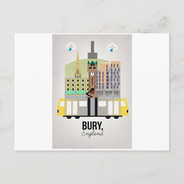 Carte Postale Bury (Devant)