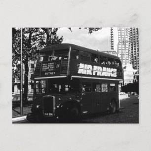 Carte Postale Bus à deux étages vintage Angleterre Londres