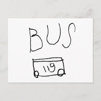 Carte Postale Bus no 119