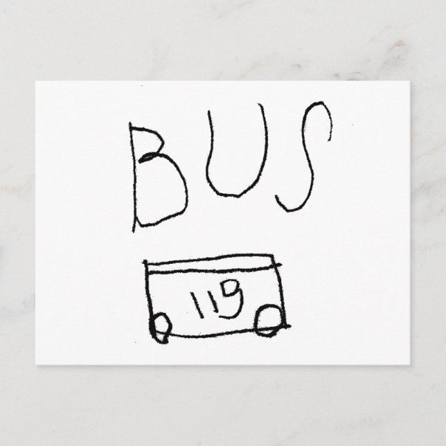 Carte Postale Bus no 119 (Devant)