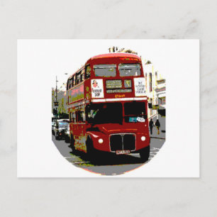 Carte Postale Bus Rouge de Londres