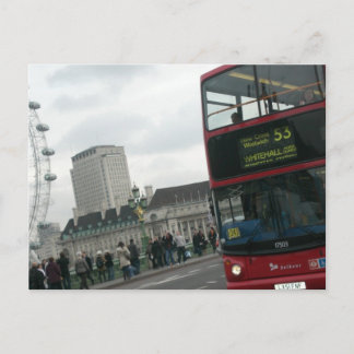Carte Postale Bus rouge de Londres