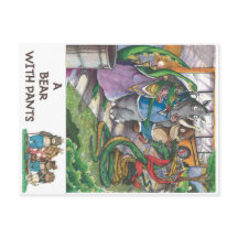 Bus scolaire du livre "A Bear With Pants"