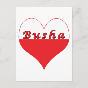 Carte Postale Busha Coeur polonais