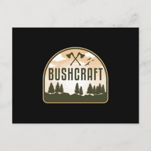 Carte Postale Bushcraft Survival Apocalypse Extérieur Drôle Cade