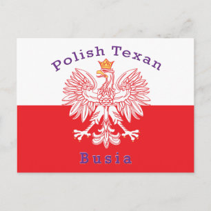Carte Postale Busia Texane Polonaise