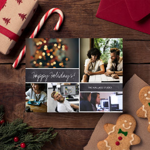 Carte Postale Business Christmas Card 2024 Happy Holidays photo