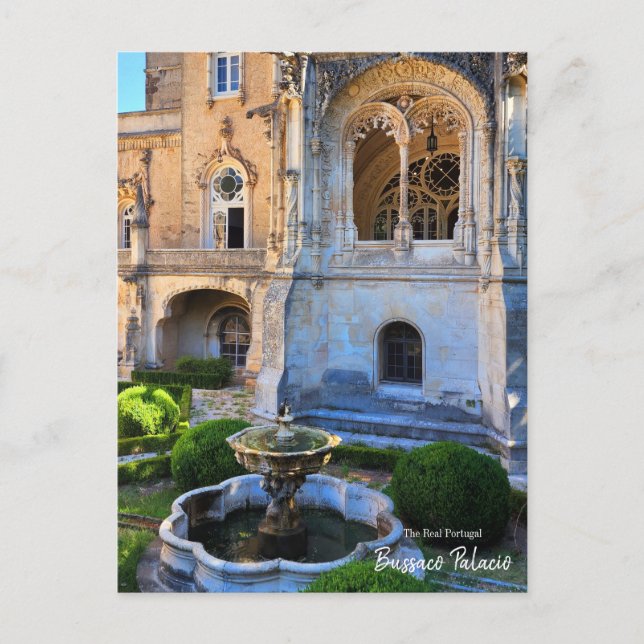 Carte Postale Bussaco Palacio- Le vrai Portugal (Devant)