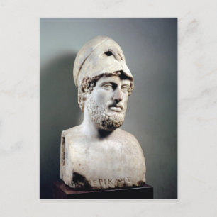 Carte Postale Bust of Pericles copie d'un original grec