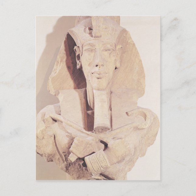 Carte Postale Buste d'Amenophis IV du Temple d'Amun (Devant)