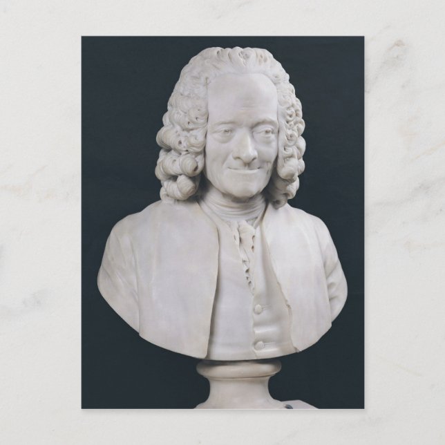 Carte Postale Buste de François Marie Arouet de Voltaire 1778 (Devant)