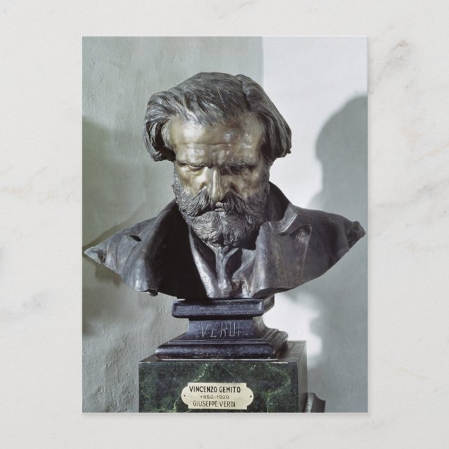 Carte Postale Buste de Giuseppe Verdi (Devant)