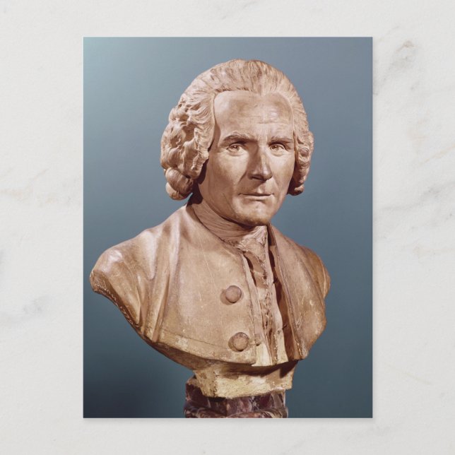 Carte Postale Buste de Jean-Jacques Rousseau (Devant)