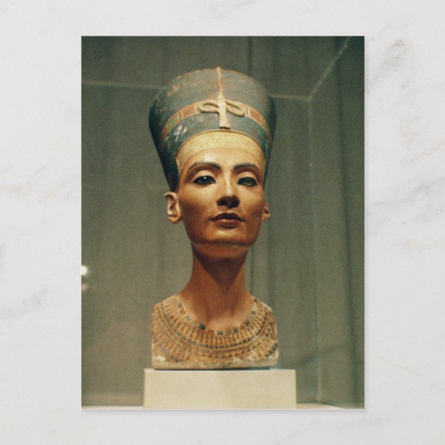 Carte Postale Buste de la reine Nefertiti, vue frontale (Devant)