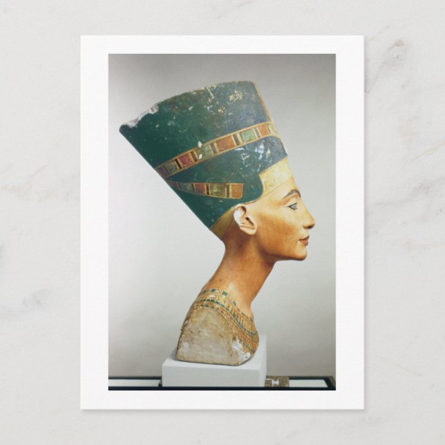 Carte Postale Buste de la reine Nefertiti, vue latérale, de l'st (Devant)