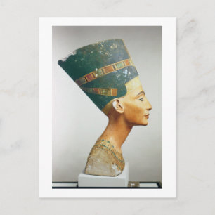 Carte Postale Buste de la reine Nefertiti, vue latérale, de l'st