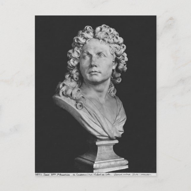 Carte Postale Buste de Robert de Cotte, 1707 (Devant)