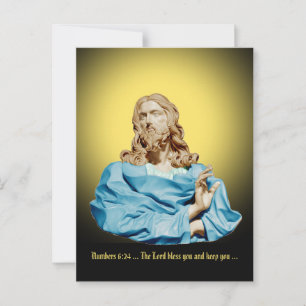 Carte Postale Buste du Christ de Gian Lorenzo Bernini 1679