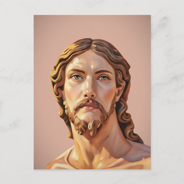 Carte Postale BUSTE DU CHRIST SAUVEUR par MICHELANGELO 2026 (Devant)