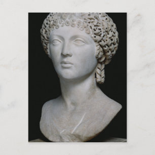 Carte Postale Buste d'une femme romaine, possiblement Poppaea